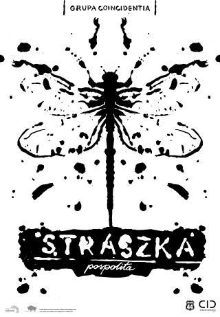 Straszka Pospolita plakat, projekt graficzny Michał Matoszko